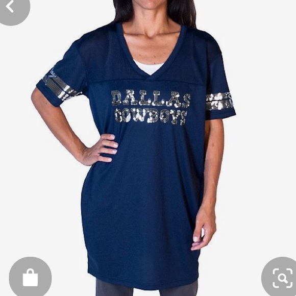 Victoria’s Secret Pink Dallas Cowboys Jersey Dress - Picture 3 of 3